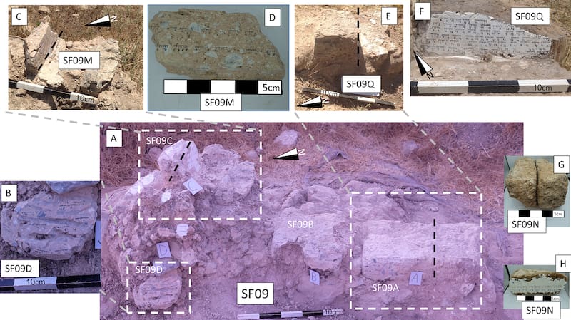 El fuego que arrasó Gat: la ciencia confirma la destrucción de la ciudad filistea. Fuente: Instituto de Arqueología de Israel en Plos One.