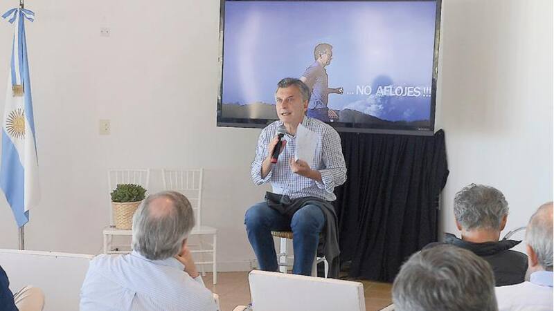 En diciembre de 2016, el presidente Macri también reunió a todos sus ministros en el predio de Chapadmalal