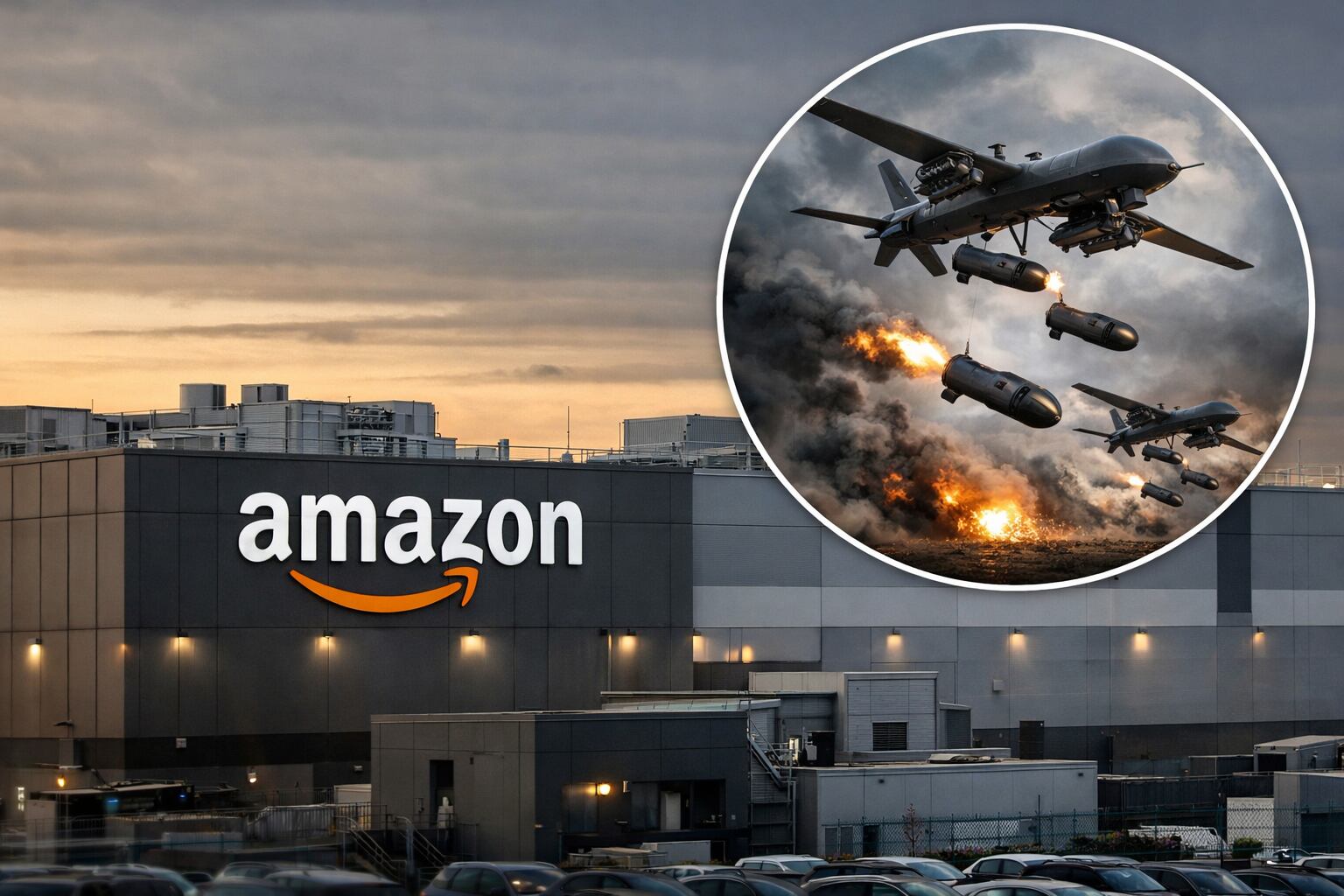 Peligra Amazon: bombardean tres centros de datos con drones y provocan el  colapso de servicios en medio de la guerra de EE.UU con Irán