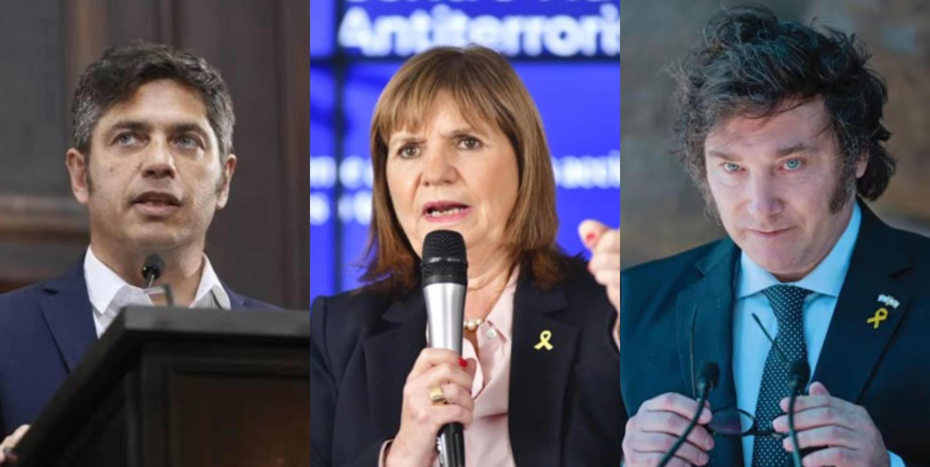 Midieron a Milei, Bullrich y Kicillof: dos balotajes y una amenaza inesperada para el Presidente