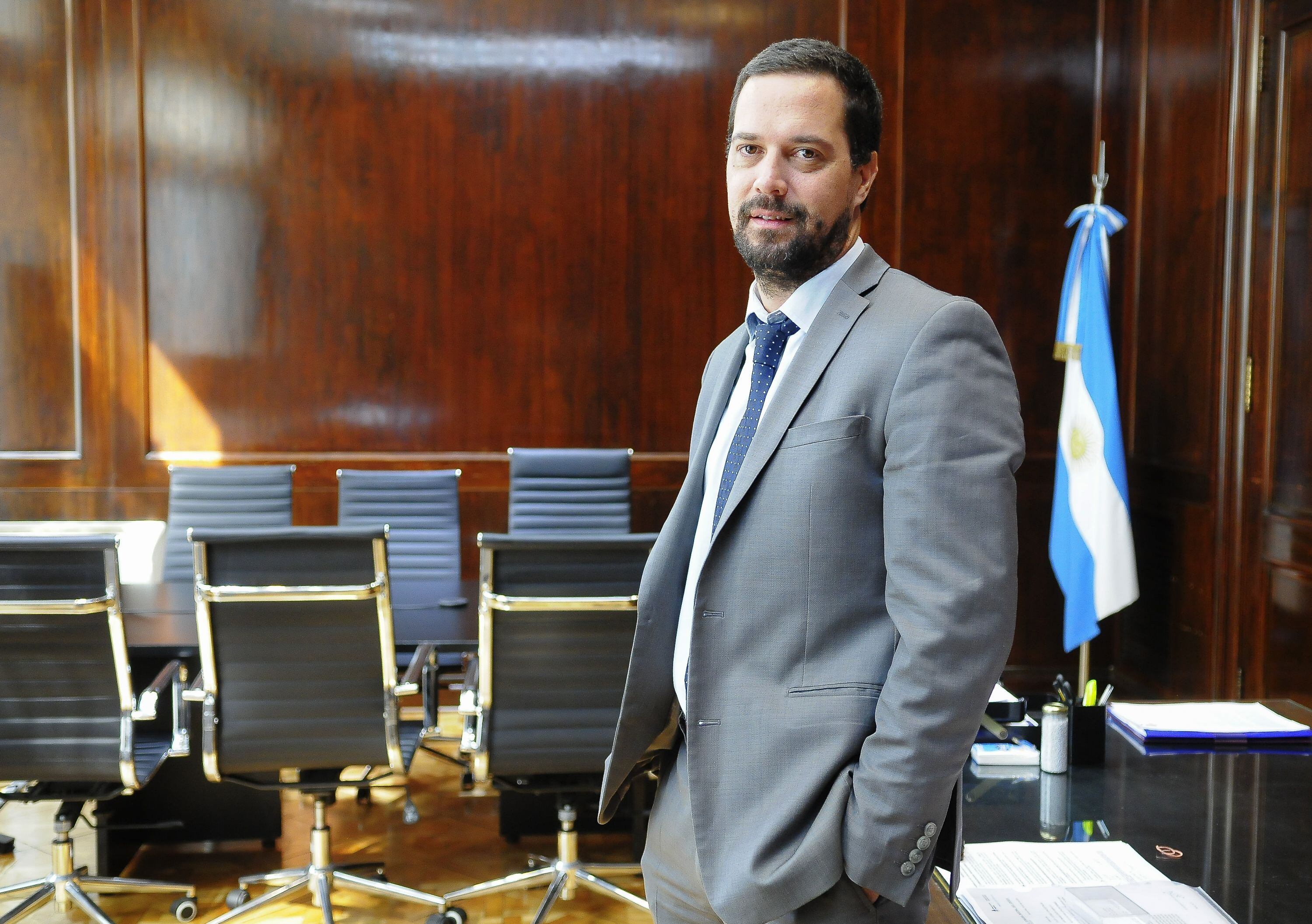 Pablo Lavin, Trade Minister Javier Miley