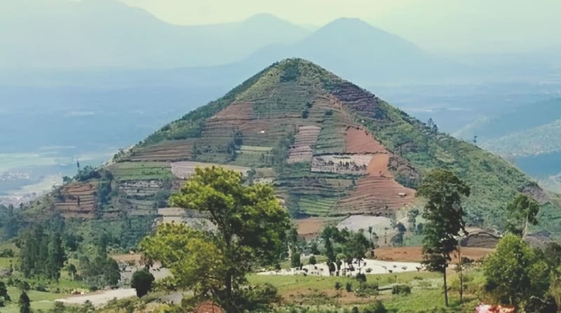 Pirámide de Gunung Padang, en Indonesia.