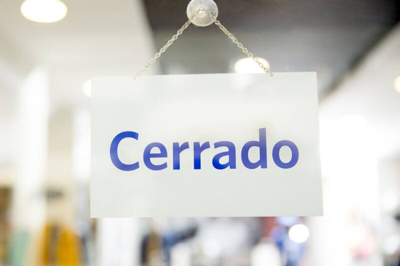 Cierran los bancos en Colombia.