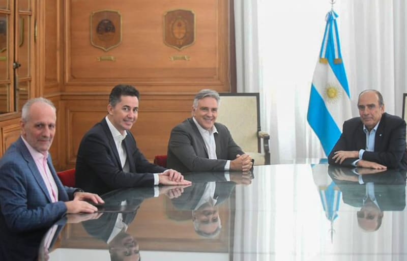 Martín Llaryora, gobernador de Córdoba, fue el primero en entrevistarse con Guillermo Francos