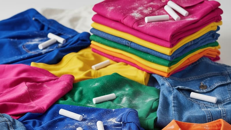 Tiza blanca en la ropa: por qué recomiendan usarla y cuáles son los beneficios.