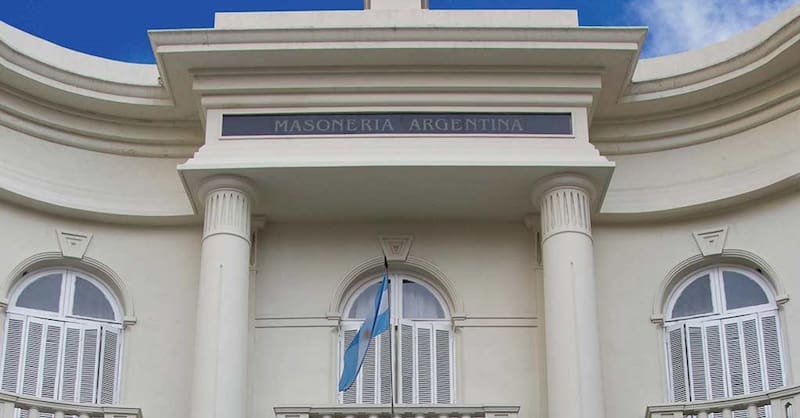 Gran Templo de la Masonería Argentina. Fuente: Masonería Argentina.