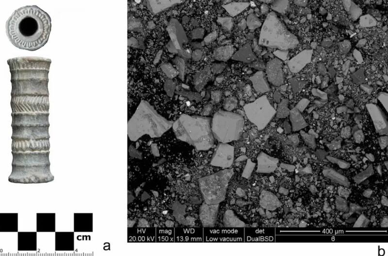 Hallan un labial de la Edad de Bronce en Irán. Fuente: Nasir Eskandari / Scientific Reports