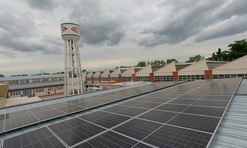La planta de Gilera cuenta con paneles solares capaces de abastecer el 100% de su consumo eléctrico