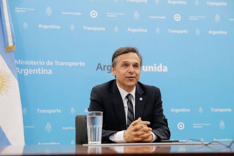 El ministro de Transporte de la Nación, Diego Giuliano.