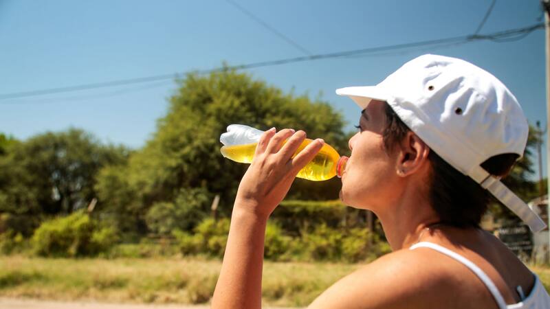 Es fundamental mantenerse hidratado los días de calor
Foto: archivo