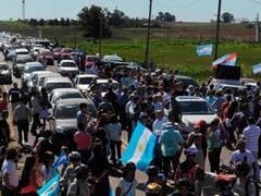 Uruguay impidió el paso de la columna de asambleístas