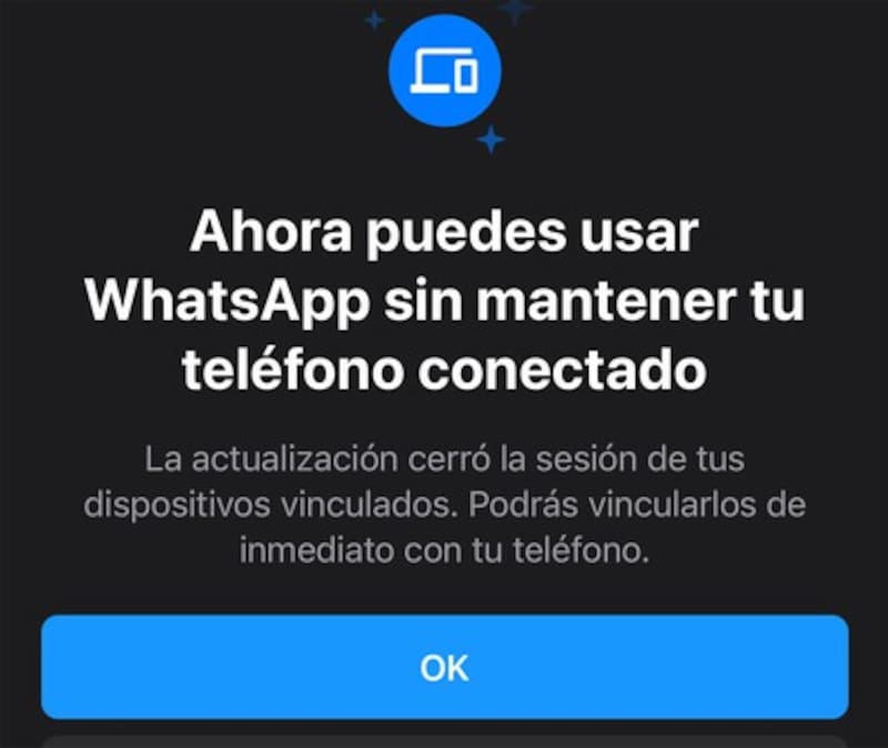 Anuncio de WhatsApp.