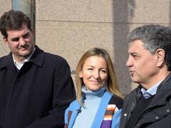 Tras la venia de la Corte porteña, Jorge Macri recorrió los "senderos seguros" junto a Acuña y Burzaco