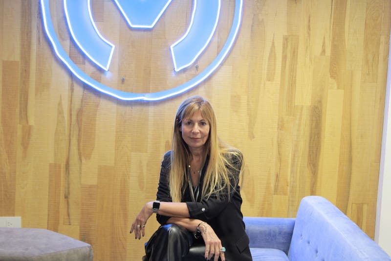 Silvia Tenazhina lidera Salesforce desde principio de este año. Fotos: Gustavo Fernández.