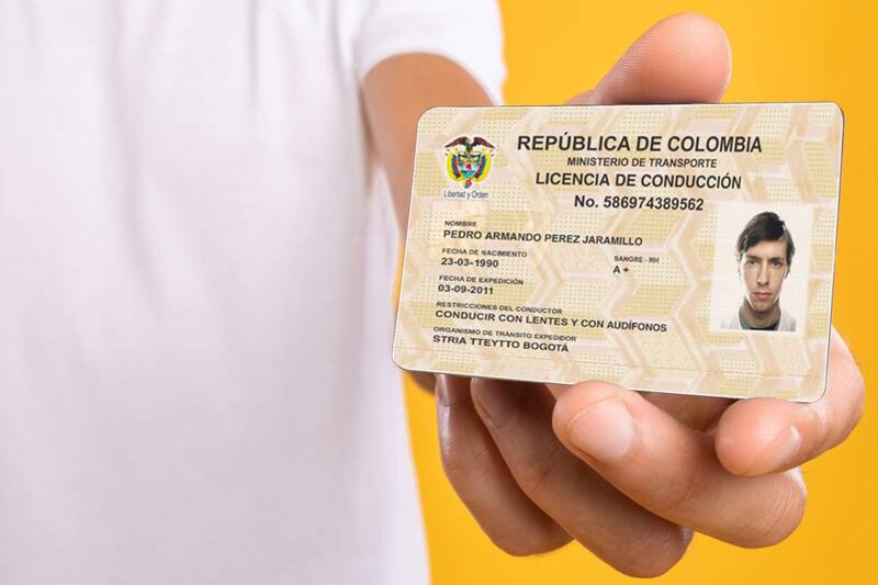 En Colombia se puede obtener una licencia particular o de servicio público (Fuente: archivo).