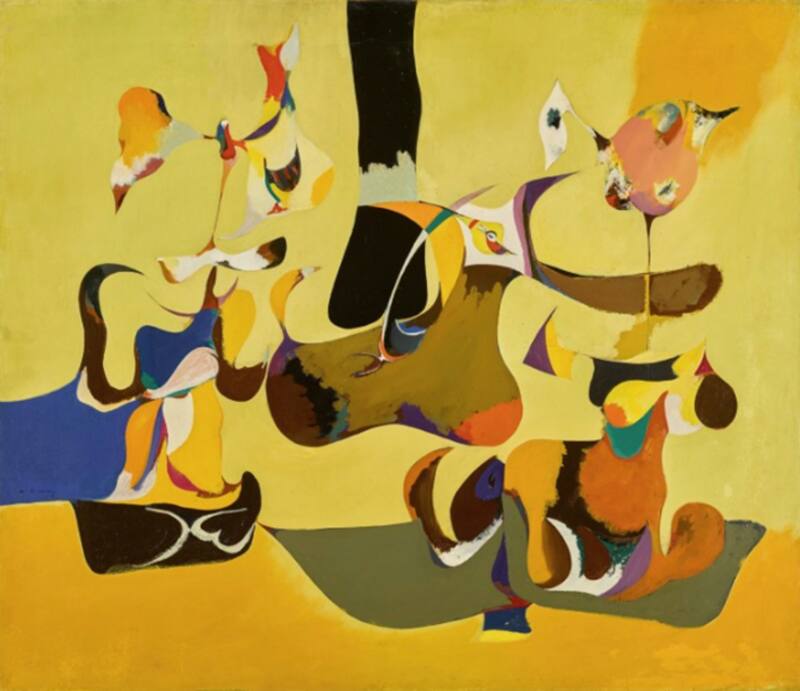 Obra del artista armenio Arshile Gorky, la gran sorpresa del remate