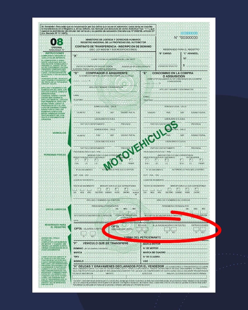 El nuevo documento permite seleccionar cuándo será el pago de tasas.