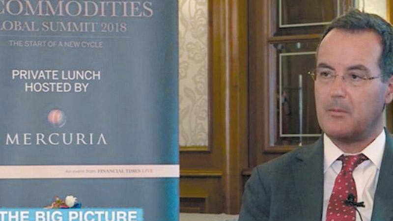 Marco Dunand, fundador y CEO del grupo Mercuria