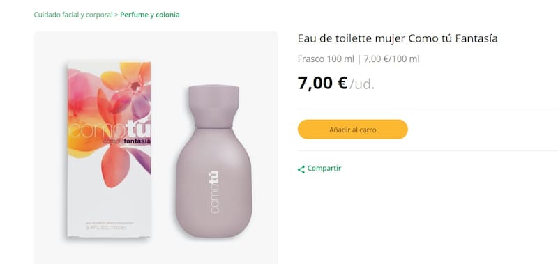 Mercadona: esta es la imitación de Nina, uno de los clásicos de la firma francesa. (Foto: www.mercadona.es).