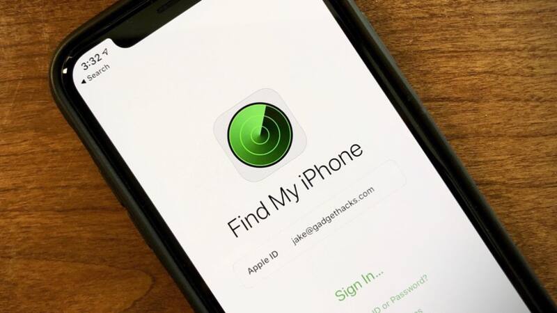 App de iPhone para encontrar un dispositivo.
