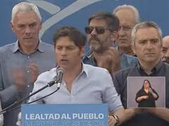 Kicillof habla en el Acto por el Día de la Lealtad