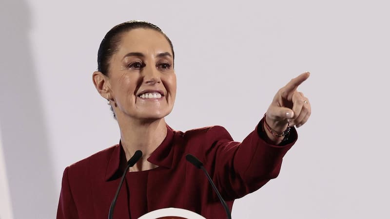 La presidenta de México le habló a su pueblo. Fuente: Archivo.