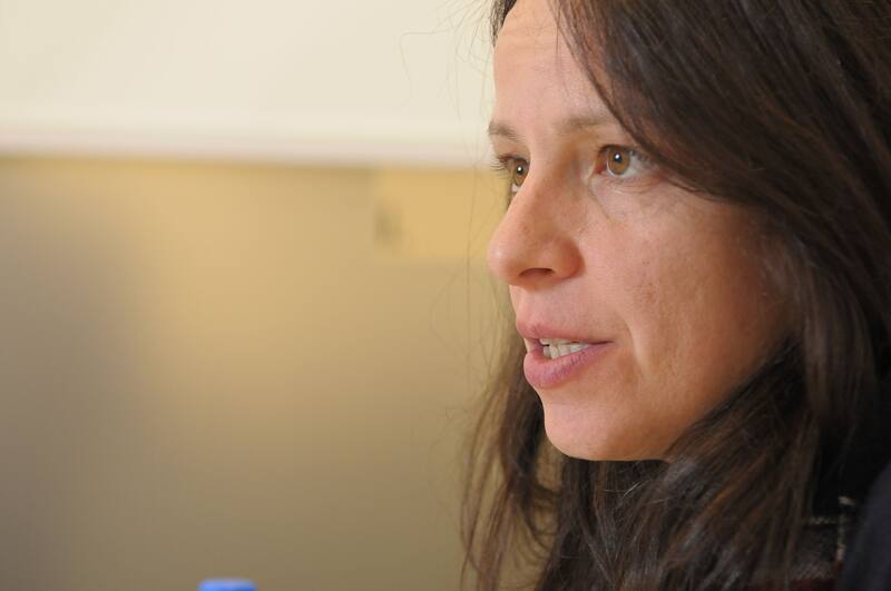 Soledad Martínez, en diálogo con El Cronista. (El Cronista/Antonio Pinta)