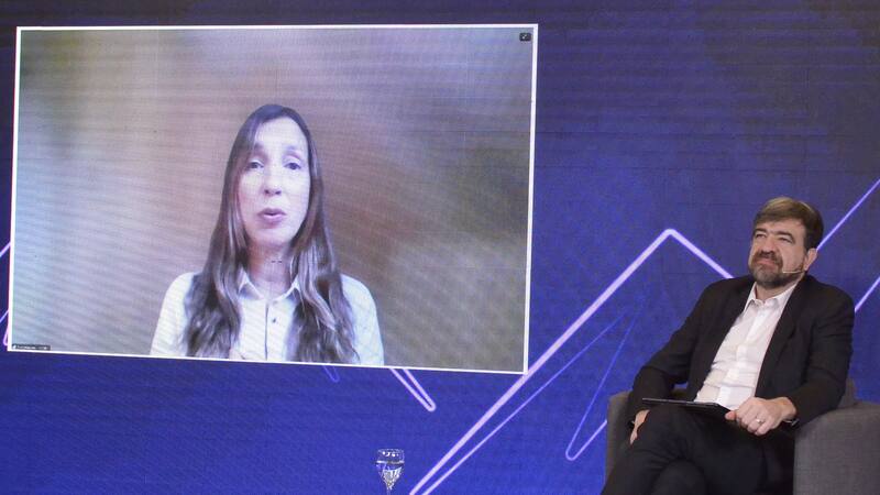 Ana Vainman, de Afarte, y Hernán de Goñi, de El Cronista