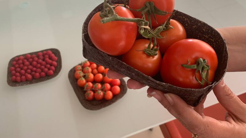 Los envases son biodegradables. (Foto: prensa AlgaEcopack).