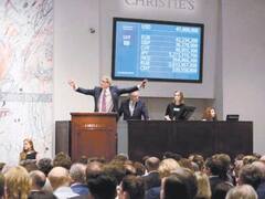 En Christies y Sothebys festejan mejores ventas