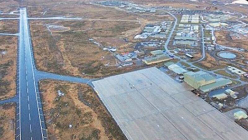 La Base militar de Mount Pleasant en las islas Malvinas