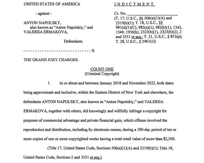 La causa en los Estados Unidos. Fuente: TorrentFreak.