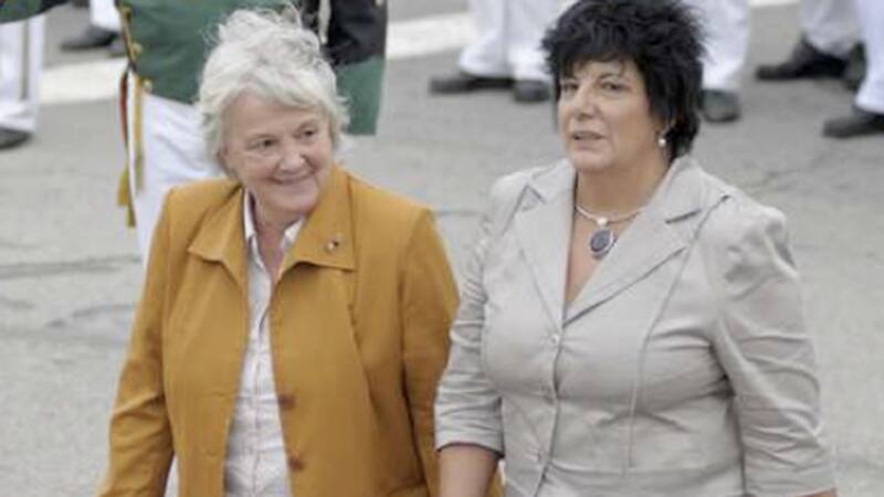 Archivo. Lucía Topolansky e Ivonne Passada.