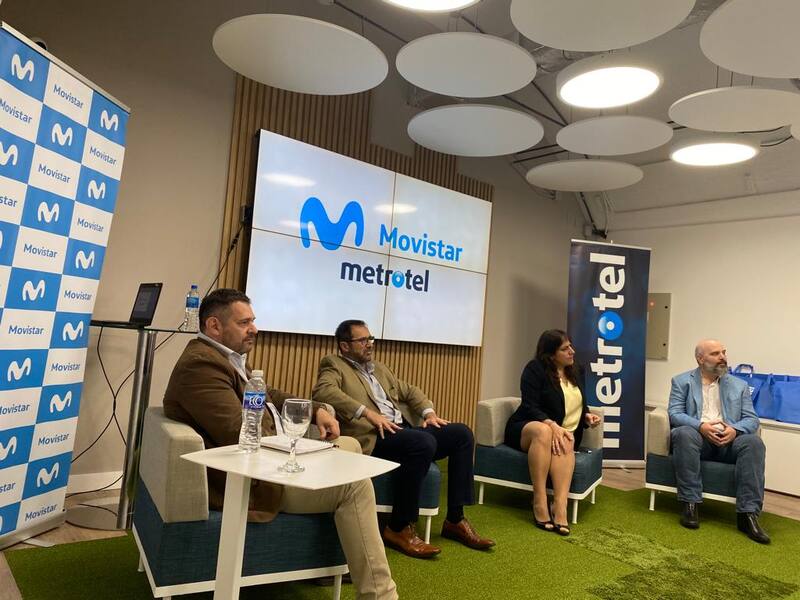 Conferencia de prensa del anuncio del acuerdo entre Movistar y Metrotel.