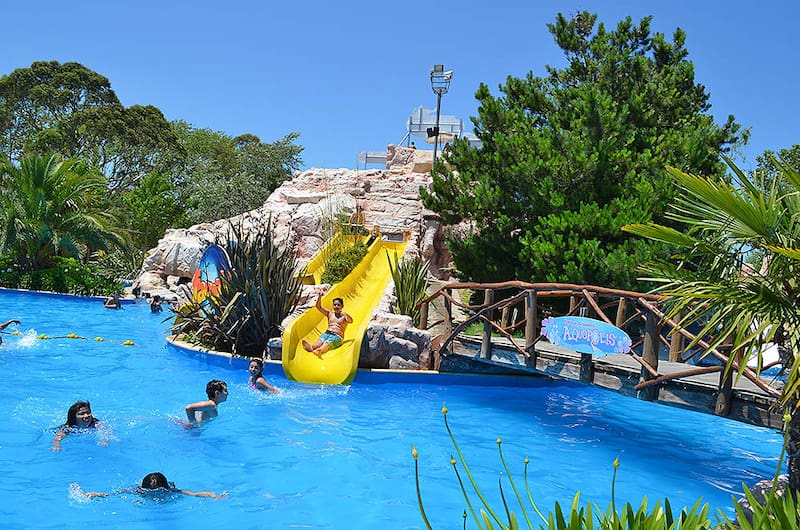 El parque acuático de Mar del Plata ofrece juegos para todas las edades. (Foto: Aquópolis)