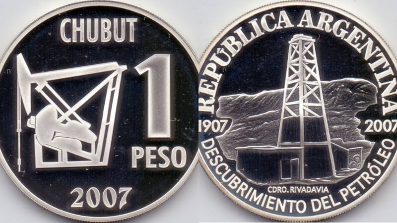 Fue acuñada en 2007 y está hecha con plata 900.