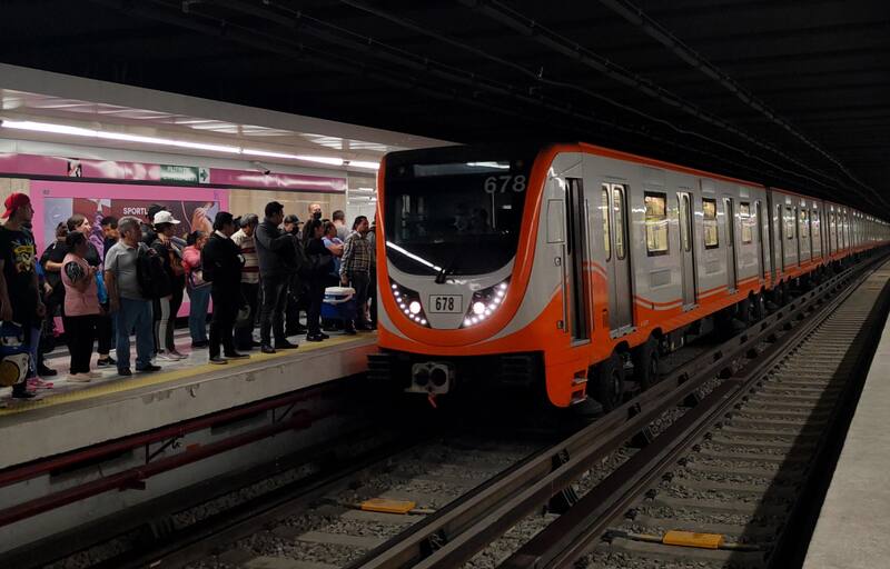 El Metro es uno de los transportes públicos más importantes de México. Fuente: archivo