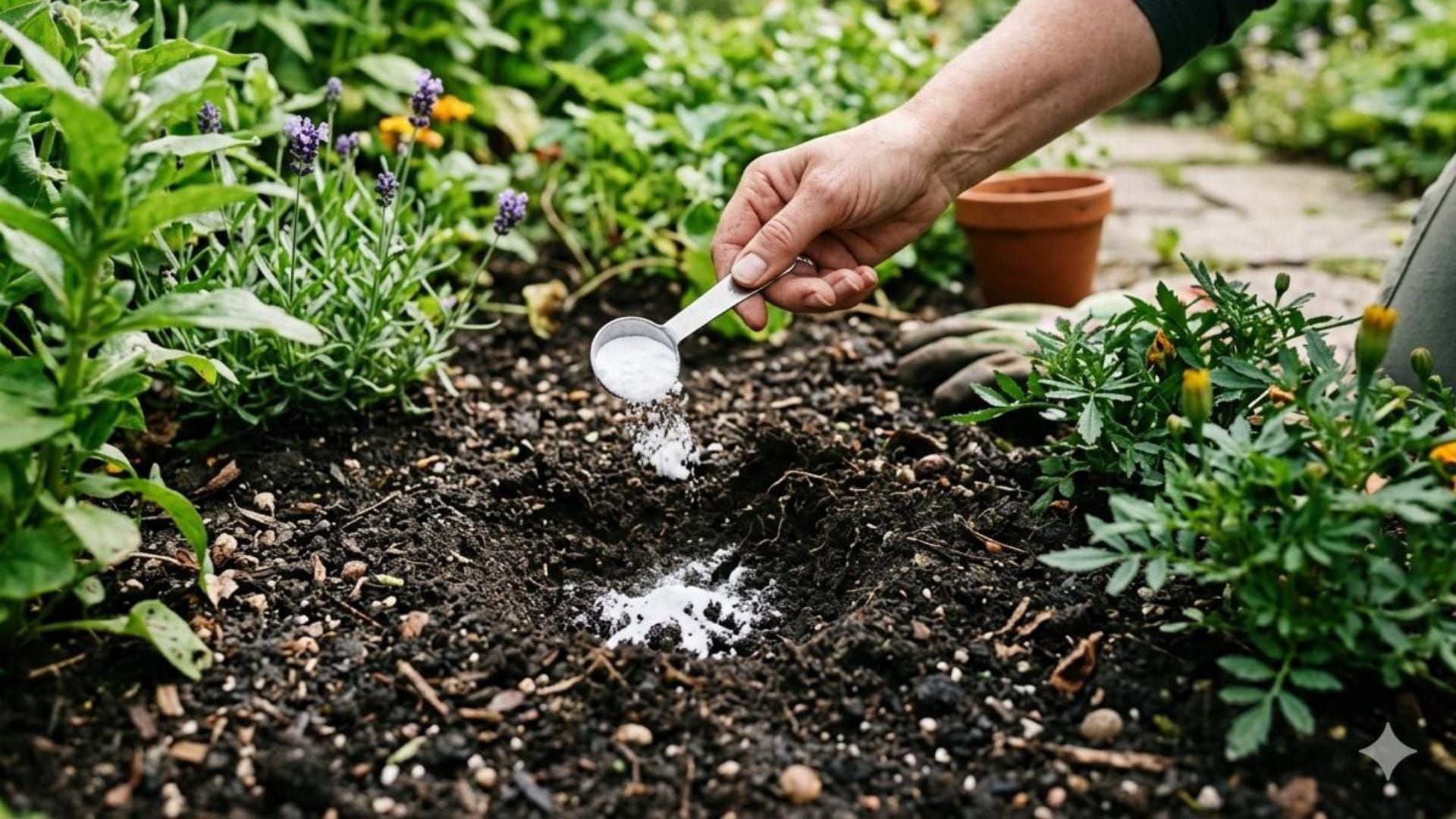 Tirar bicarbonato en las macetas y el jardín: para qué sirve y por qué lo recomiendan