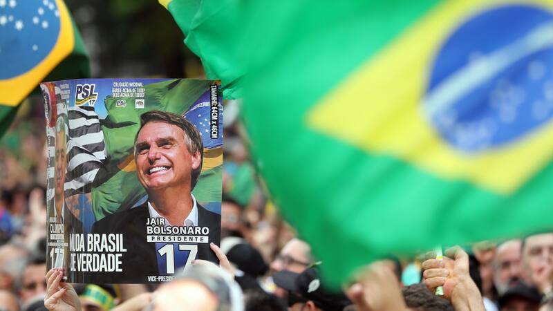 Bolsonaro se describe como el candidato del "derecho y el orden" ante un pueblo harto de la violencia