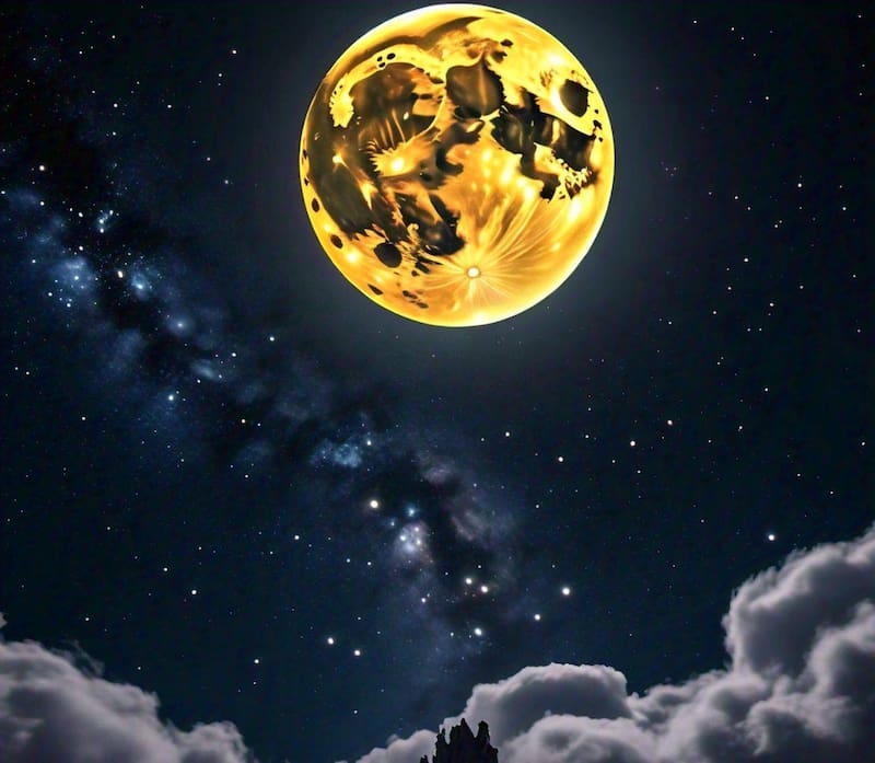 El mejor ritual para la noche de Luna llena. Fuente: IA Imagined.