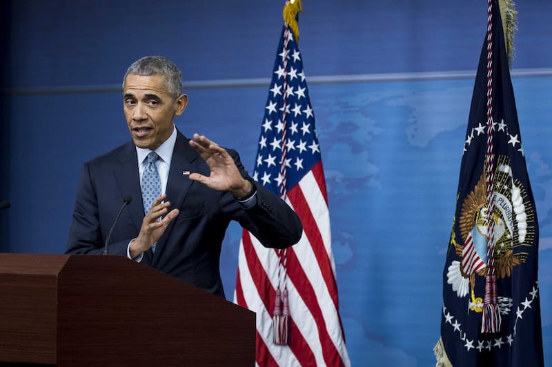 Obama, desafiante contra Trump.