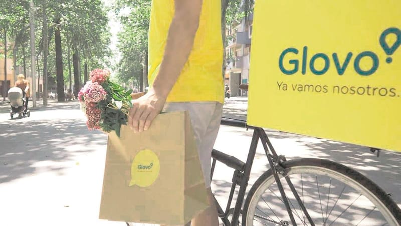 Glovo cambia el modelo de autónomos por el de repartidores contratados. Fuente: Archivo