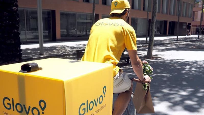 La compañía española Glovo ha presentado problemas financieros.