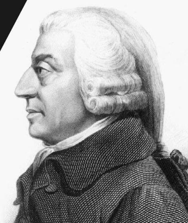 Adam Smith fue un ilustrado liberal y economista escosés.