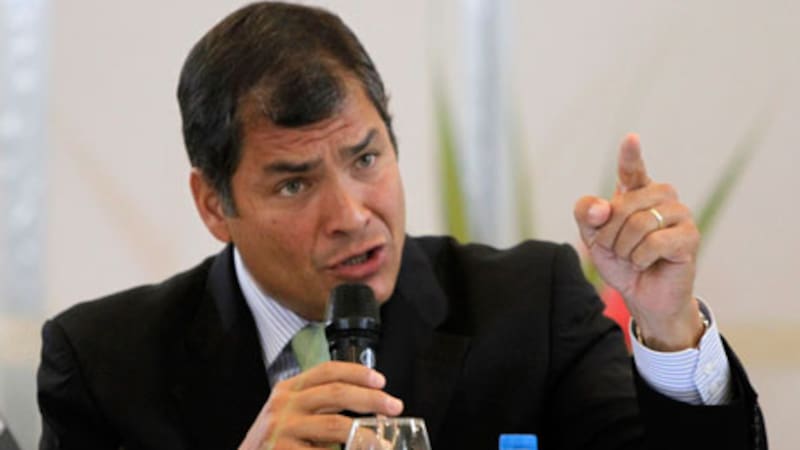 Rafael Correa, ex presidente de Ecuador