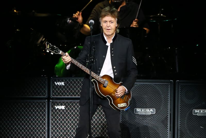 Paul McCartney, miembro de Los Beatles.