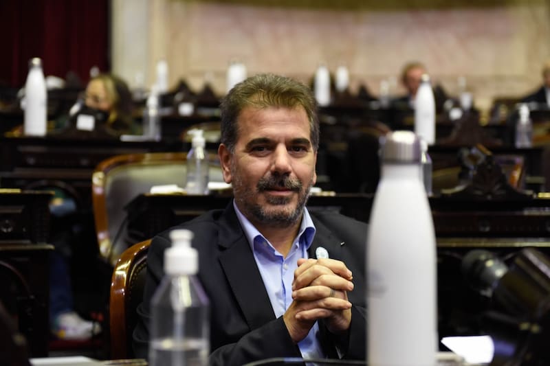 El titular del bloque del PRO en Diputados, Cristian Ritondo, durante una sesión en la Cámara Baja.