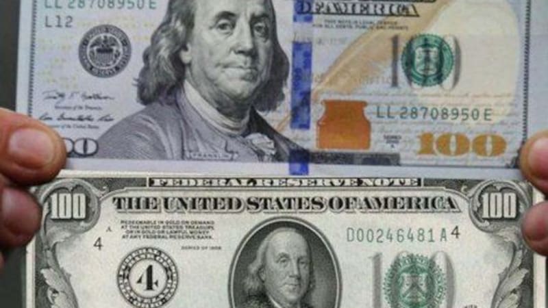 Comparación entre dólar actual y dólar cara chica. Fuente: Archivo.