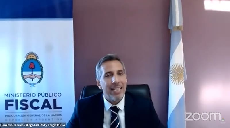 El fiscal general Diego Luciani que acusó a Cristina Kirchner de actuar con "ánimo de lucro y codicia".