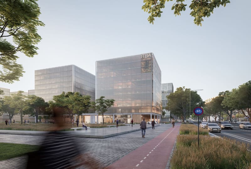 La nueva sede en el Parque de la Innovación en Núñez.